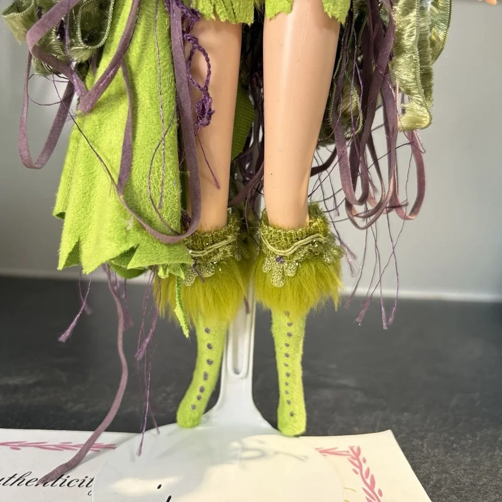 OOAK Green‎ Fairy Doll 12